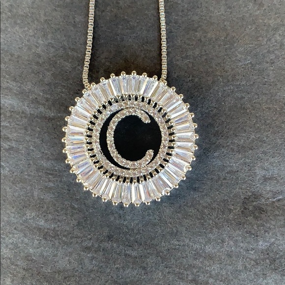 The TEGAI Austrian Crystals Initial Necklace - Picture 9 of 9